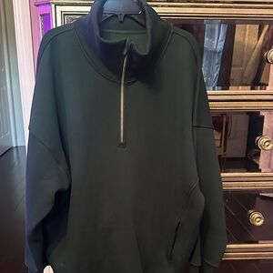 lululemon athletica Black Cowl Neck Sweater